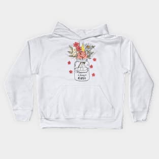 Happiness Is Being A Nana Wildflowers Happy Mother's Day Kids Hoodie